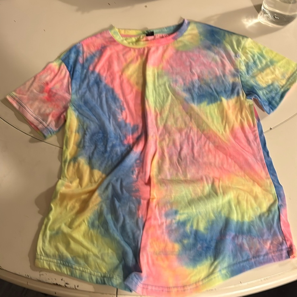 ❤️SHEIN Tye-dye Short Sleeve Tee